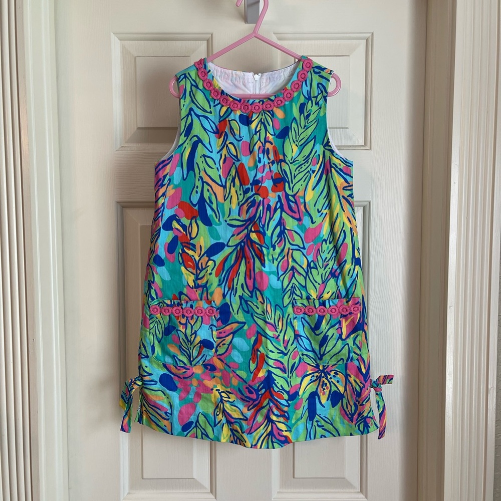 Girls knit shift dress